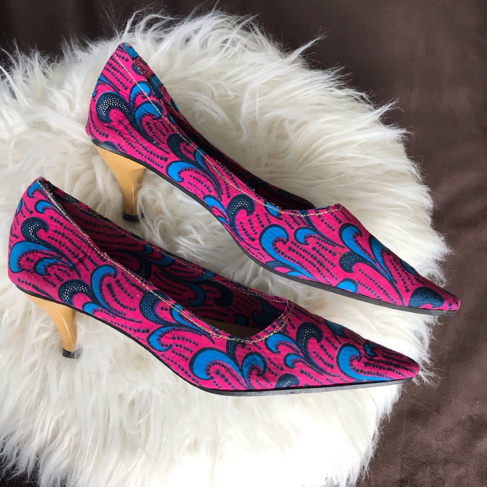 D&C Rubber High Heel Material Shoes